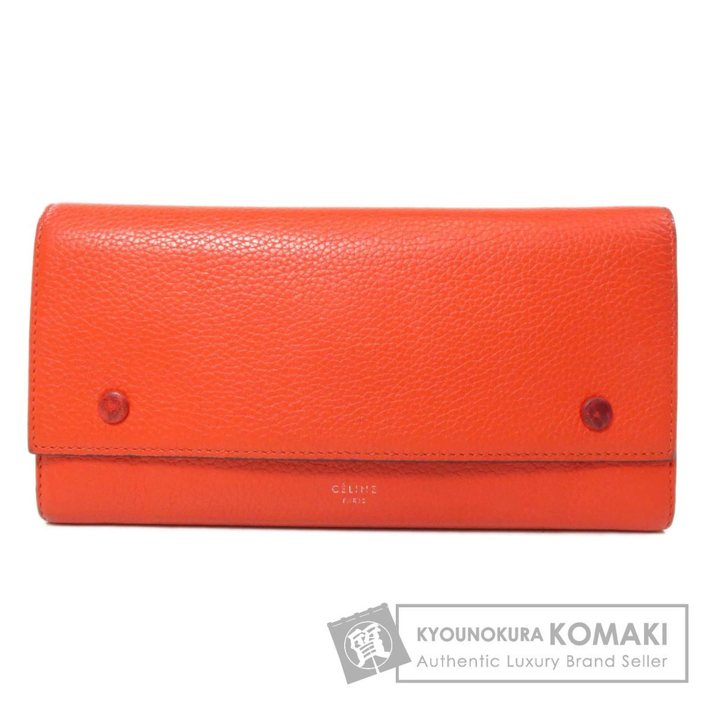 Celine Flap Long Wallet Calfskin